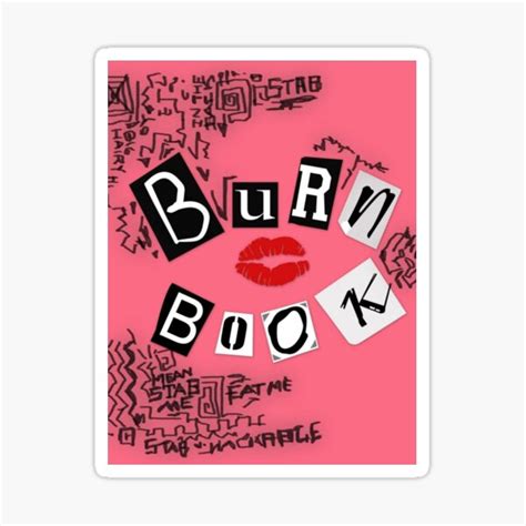 Burn Book Stickers Redbubble