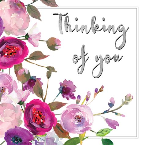 May the god of hope fill you with all joy and peace. Thinking of you 6x6 floral Card | 3. Belle | JellynBean