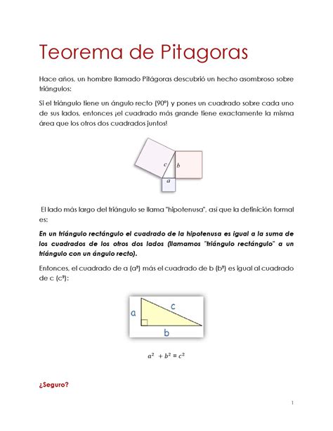 Teorema De Pitagoras Formulas Angulos Slidesharetrick Images