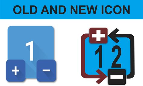 Old And New Icon Graphic Design Original Size Png Image Pngjoy