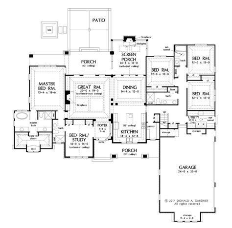 Ranch Style House Plan 5 Beds 4 Baths 2974 Sq Ft Plan 929 1050 Ranch Style House Plans