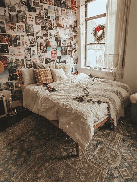 Cozy Vintage Aesthetic Bedroom Decor The Antique Bed And Bedskirt Add A Sweet Touch To A Cozy