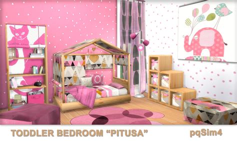 Toddler Bedroom Pitusa Sims 4 Custom Content