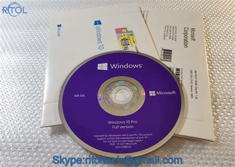 Microsoft Windows 10 Pro Professional 64bit Dvd Coa Product Key