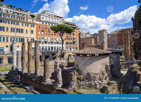 Largo Di Torre Argentina Ancient Ruins In Rome Italy Editorial Stock