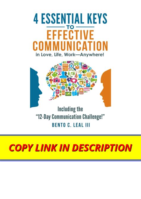 Download Pdf 4 Essential Keys To Effective Communication In Love Life