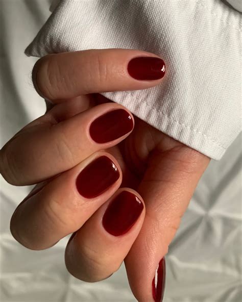 45 Cute Burgundy Nail Ideas To Get A Next Level Manicure Hairstyle