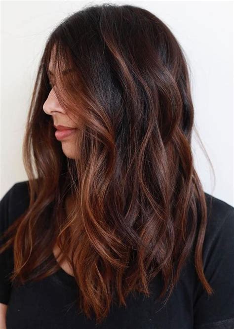 To play up naturally dark hair like gabrielle union's, add copper highlights all over and then put in a. Red Highlights Ideas for Blonde, Brown and Black Hair