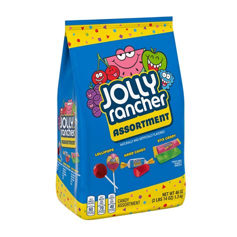 Jolly Rancher Assorted Fruit Flavored Mixed Hard Individually Wrapped