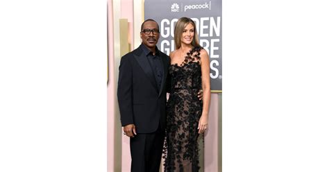 Eddie Murphy And Paige Butcher At The 2023 Golden Globes Celebrity Couples At The 2023 Golden