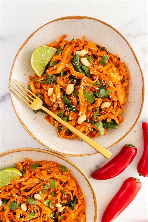 Spicy Thai Red Curry Noodles Once Upon A Pumpkin