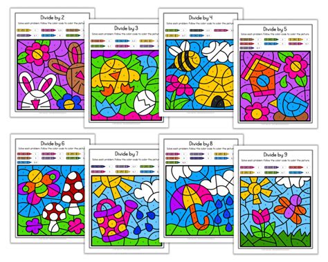 Division Coloring Worksheets That Kids Will Love Meaningful Homeschooling