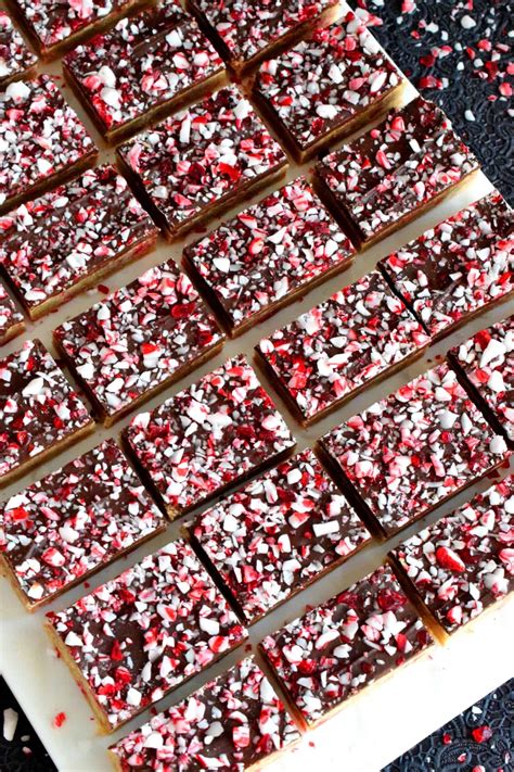 Candy Cane Cookie Bars Lord Byrons Kitchen
