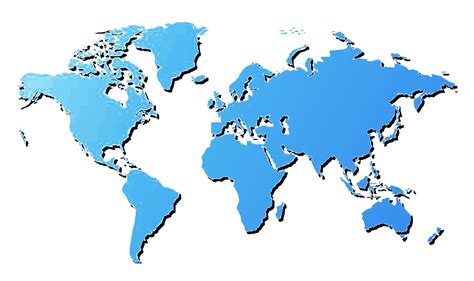 3d World Map Png Transparent Background Wayne Baisey