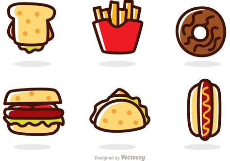 Cartoon Food Vector Art Icons And Graphics For Free Download