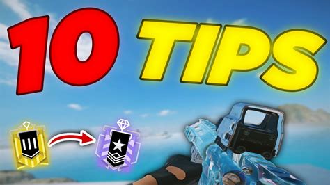 Rank Up With These Tips And Tricks Rainbow Six Siege Youtube