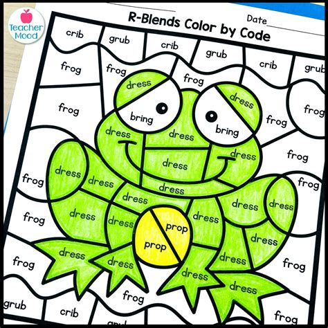 Word Work Coloring Pages Phonics Worksheets Decodables Made By