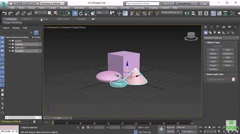 3ds Max 2017 Grouping And Parenting Youtube