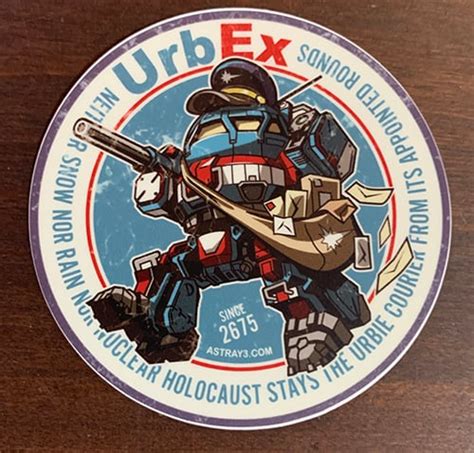 3x3 Urbex Vinyl Sticker Astray3