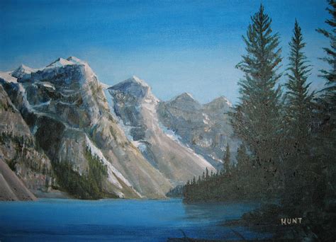 Lake Moraine Painting By Shirley Braithwaite Hunt Fine Art America