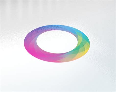 Rainbow Circle Logo Abstract Circle Logo Color Circle Logo Etsy