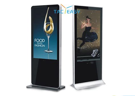 Ir Touchscreen Floor Standing Lcd Advertising Display Fullscreen View