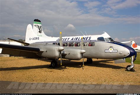 De Havilland Dh 114 Heron 2b Jersey Airlines Aviation Photo