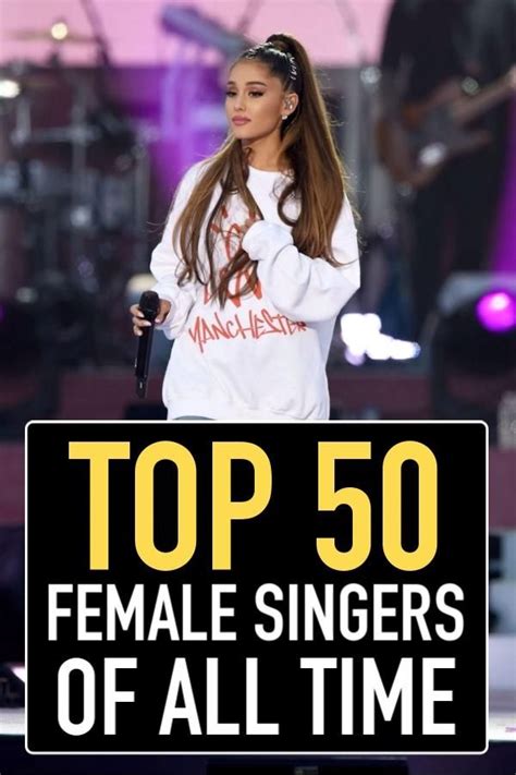 top 50 female singers of all time [video] singer female singers music artists