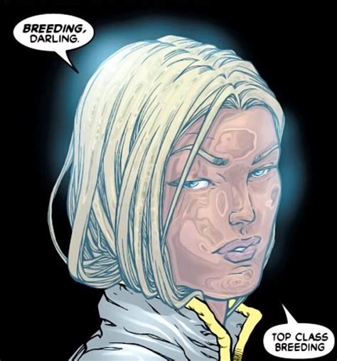 Top Class Breeding My White Queen Emma Frost Comic Illustration