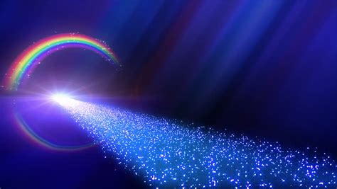 Rainbow In Space Way Stock Footage Video 691396 Shutterstock