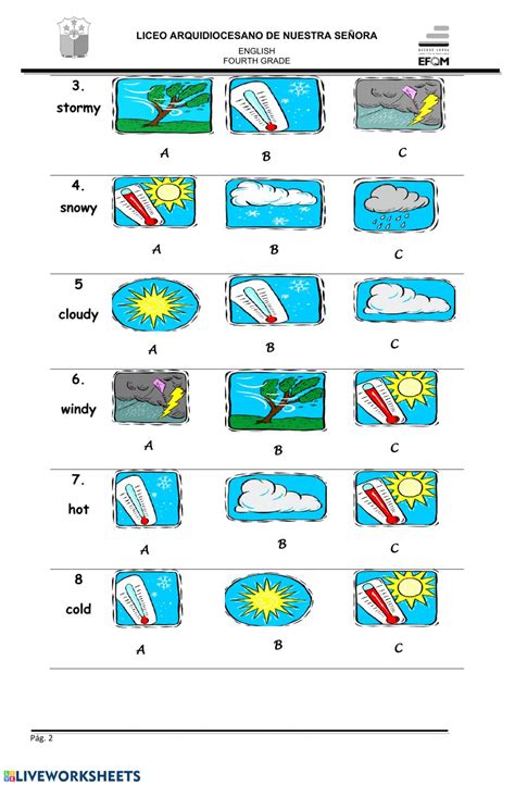 weather interactive worksheet