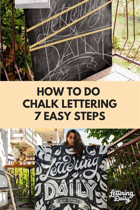 How To Do Chalk Lettering 7 Easy Steps This Chalk Lettering Tutorial