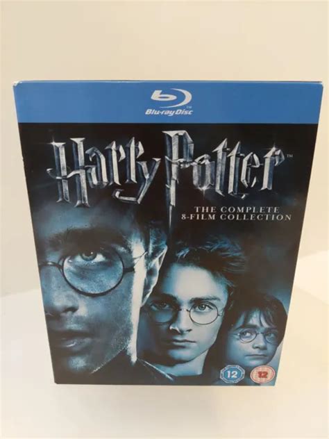 Harry Potter The Complete 8 Film Collection Blu Ray Boxset 11 Discs