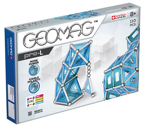 Geomag Pro L Panels Magnetic Building Set 110 Piece Gamestop