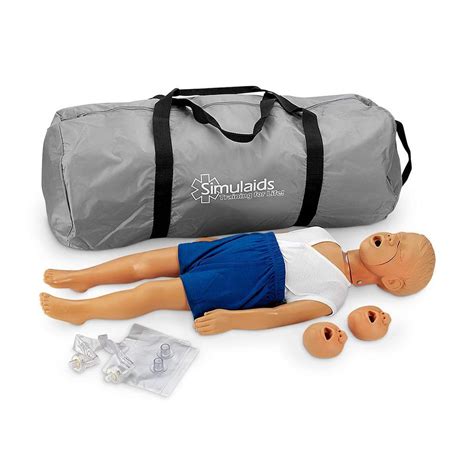 Simulaids Kyle Child Cpr Manikin With Carry Bag Sim And Skills