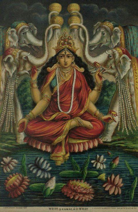 devi kamala hindu art indian gods gods and goddesses