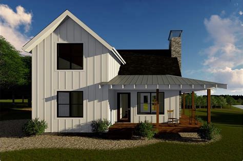 Check out these small house pictures and plans that maximize both function and style! Farmhouse Floor Plan - 1 Bedrms, 1 Baths - 989 Sq Ft - #100-1344