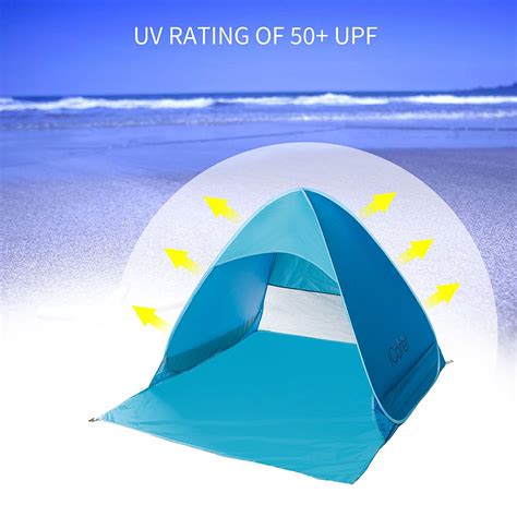 Icorer Automatic Pop Up Instant Portable Outdoors Quick Cabana Beach Tent Sun Shelter Light