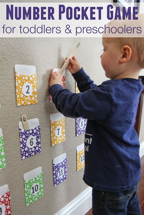 This activity will be a lot more beneficial to teens possessing underdeveloped communication skills, which jul 24, 2019. Number Pocket Game for Toddlers and Preschoolers | Toddler ...