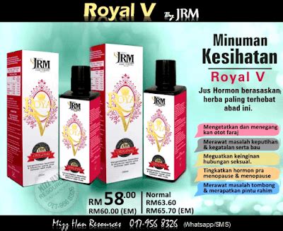 Saya pengguna tetap jrm dari tahun 2015. ROYAL-V BY JAMU RATU MALAYA (JRM) - Skin Care& Cosmetic