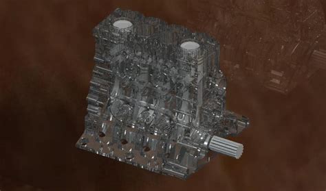 Engine Block 3d Cad Model Library Grabcad