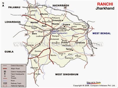 Ranchi Ward Map