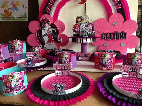 Decoraciones Infantiles Monster High Fiesta De Monster High Decoraciones De Monster High