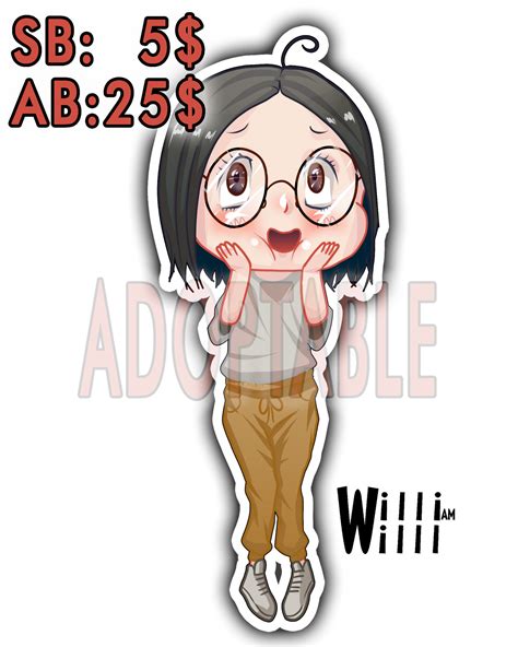 Open Chibi Girl With Glasses By Williamwilll On Deviantart