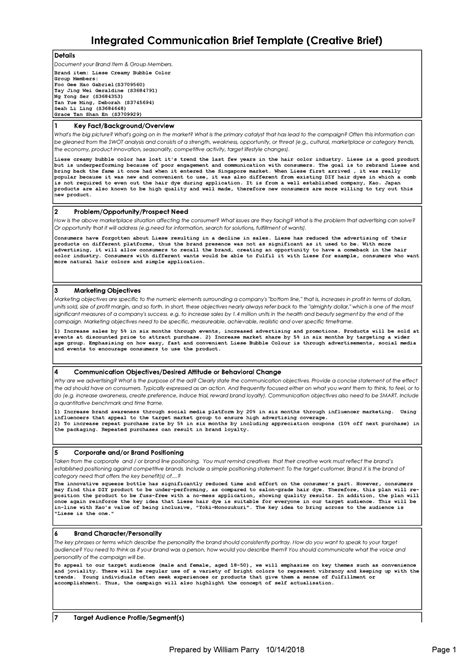 Communication Document Template Hq Template Documents