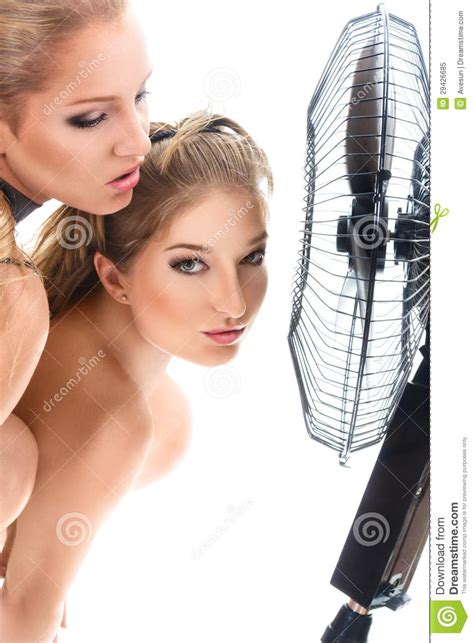 Two Very Hot Girls Cooling Stock Image Image Of Cool 29426685