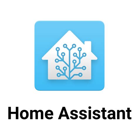 Homeassistantlogo With Text Square Wormee