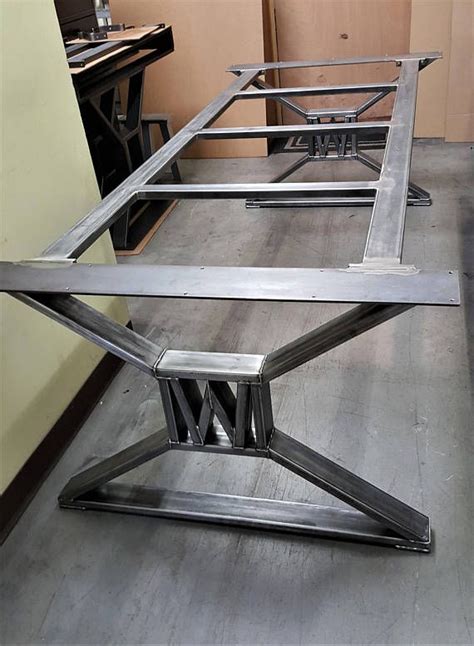 Shop for metal legs modern table online at target. Modern, Industrial Dining Table Legs - with builded "W ...