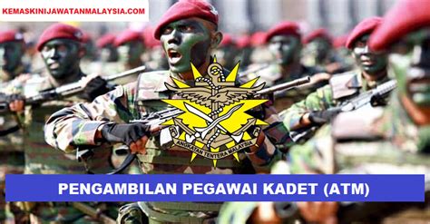 Gaji Angkatan Tentera Malaysia Permohonan Pegawai Kadet Graduan Atm