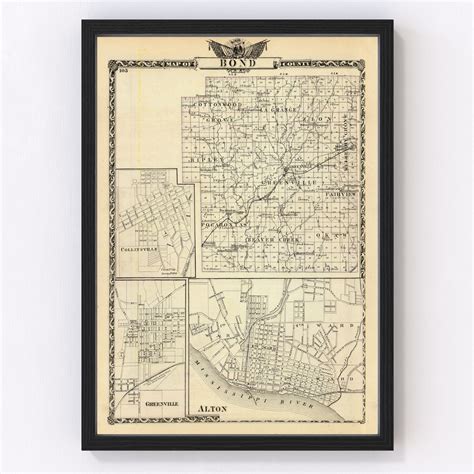 This Is A Very High Quality Print Of The Historic 1876 County Map Of